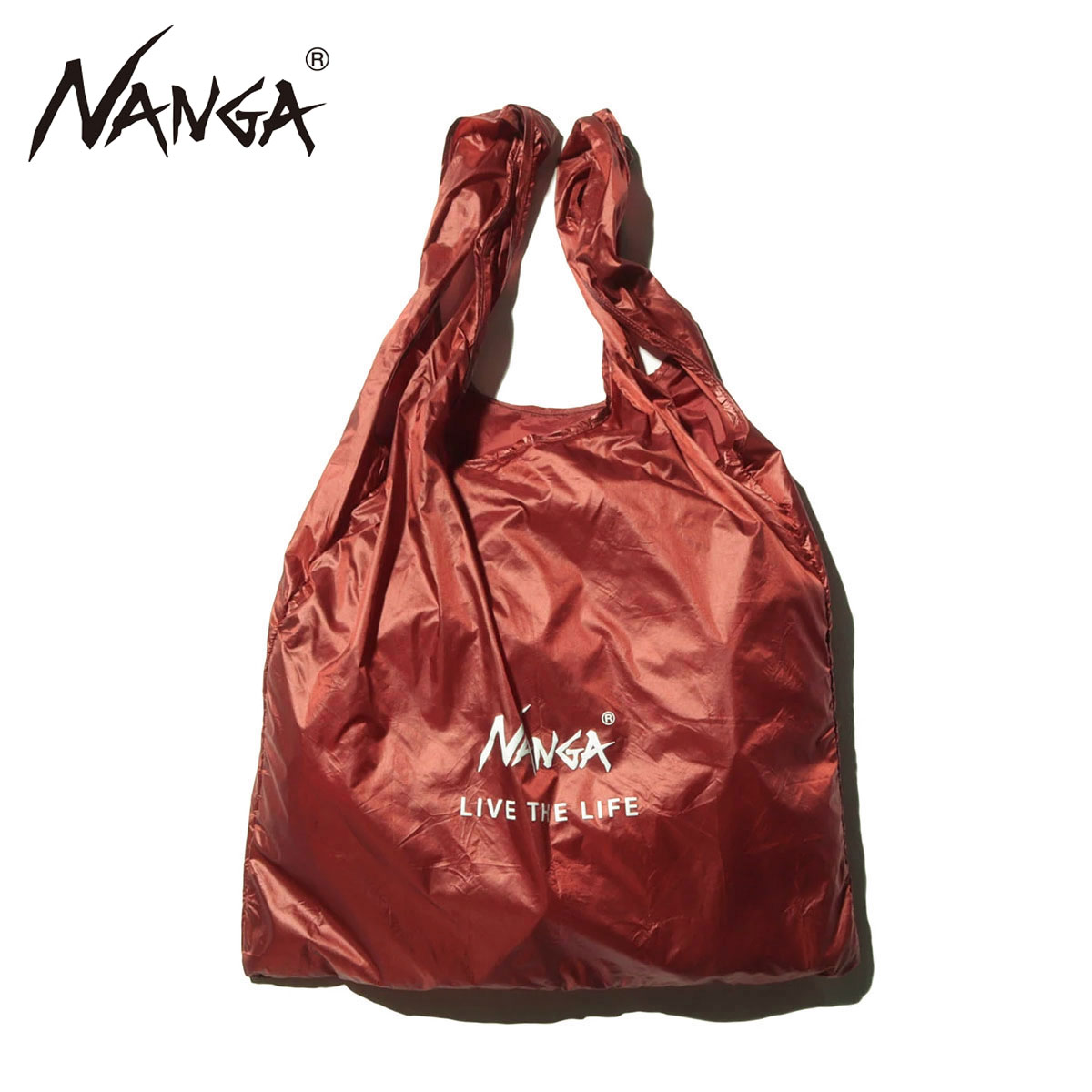 �ʥ� �Хå� ��������Ź NANGA �����Хå� ����ѥ��� NANGA POCKETABLE ECO BAG (LIVE THE LIFE) BRD NA2441-3A102 / NA2253-3A205 BURGUNDY A16B B3C C8D D4E E11F