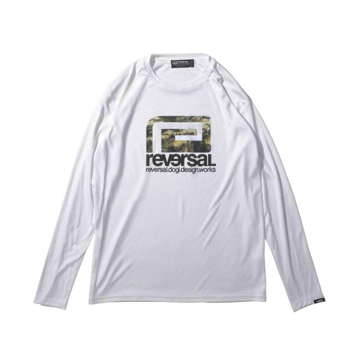 ��С����� ����T ��� ��������Ź REVERSAL rvddw ĹµT����� ��å���T����� �ɥ饤T����� CONTROL BIG MARK DRY LONG SLEEVE RV22AW151 WHITE A06B B1C C1D D2E E01F