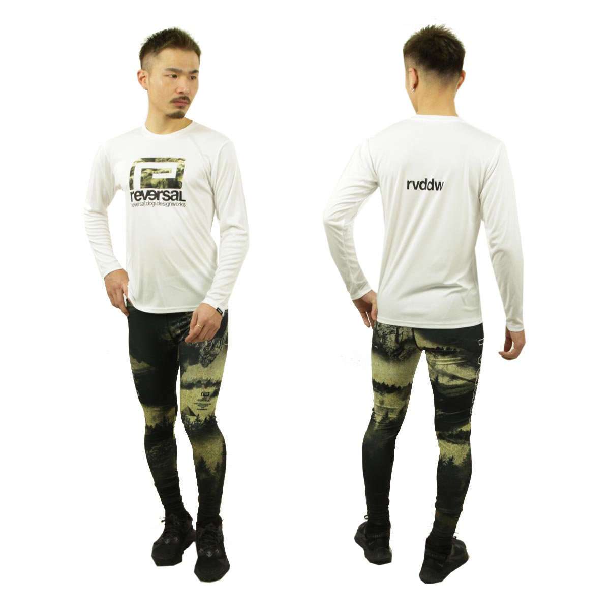 ��С����� ����T ��� ��������Ź REVERSAL rvddw ĹµT����� ��å���T����� �ɥ饤T����� CONTROL BIG MARK DRY LONG SLEEVE RV22AW151 WHITE A06B B1C C1D D2E E01F