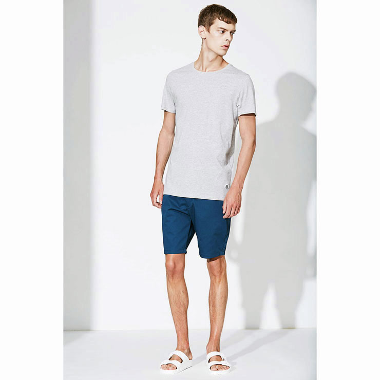 Х elvine Ź  ȾµT BASIC REGULAR FIT CREW NECK TEE GREY MELANGE 1100 112 A91B B1C C1D D1E E02F