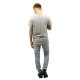 Х elvine Ź  ȾµT BASIC REGULAR FIT CREW NECK TEE GREY MELANGE 1100 112 A91B B1C C1D D1E E02F