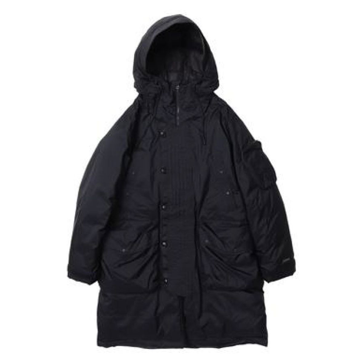 ʥ  󥸥㥱å Ź NANGA  㥱å   AURORA TEX DOWN FIELD HALF COATJACKET ND2441-1C006 BLK BLACK A16B B1C C1D D4E E13F