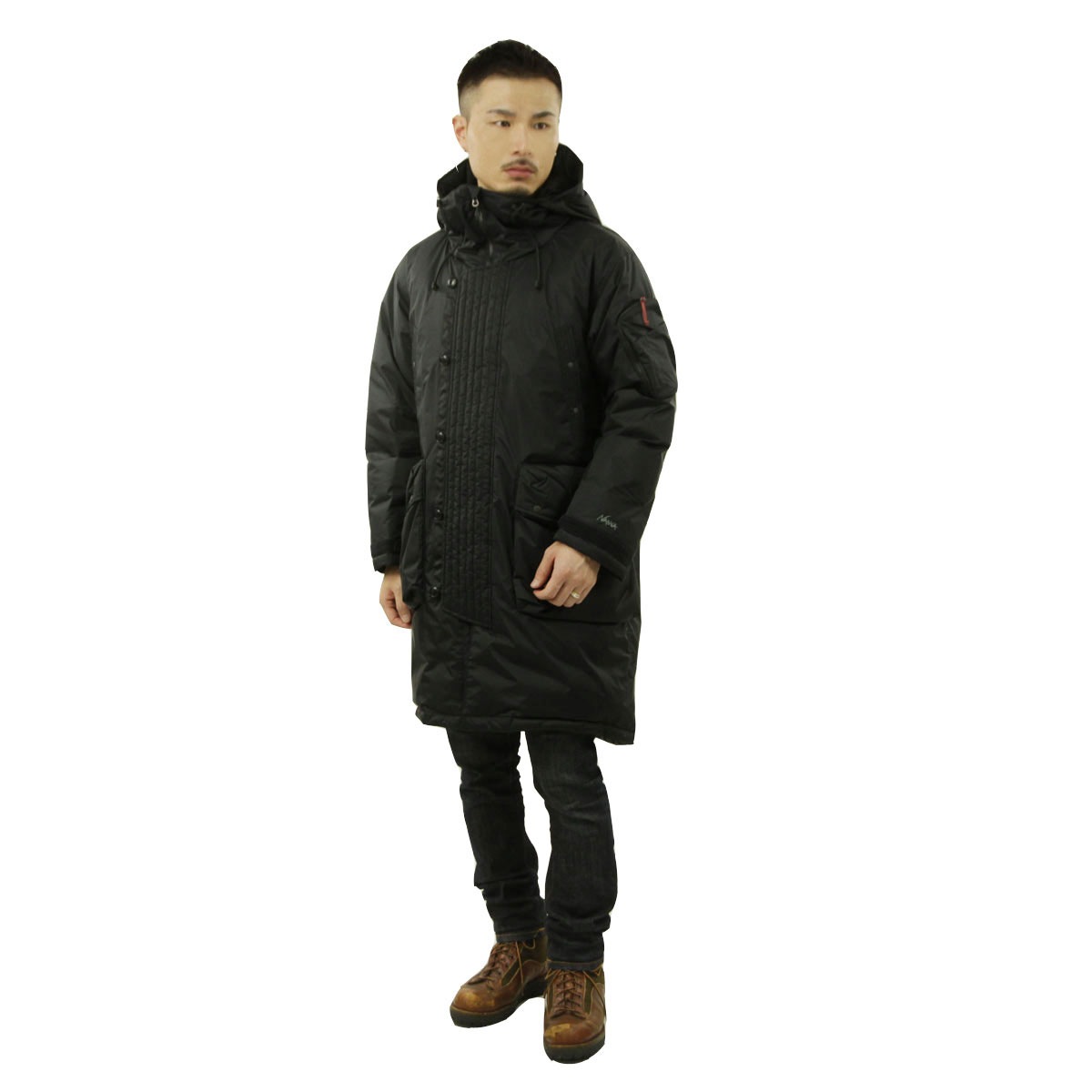 �ʥ� ��� �����󥸥㥱�å� ��������Ź NANGA �������� ���㥱�å� ������ �������� AURORA TEX DOWN FIELD HALF COATJACKET ND2441-1C006 BLK BLACK A16B B1C C1D D4E E13F