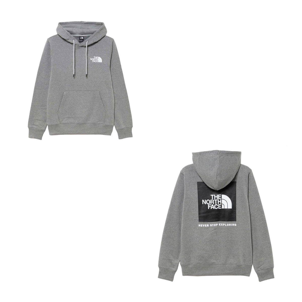 Ρե  ѡ  THE NORTH FACE Хåץ ץ륪С աǥ  BOX NSE PULLOVER HOODIE NF0A7UNS GVD TNF MEDIUM GREY HEATHER / TNF BLACK