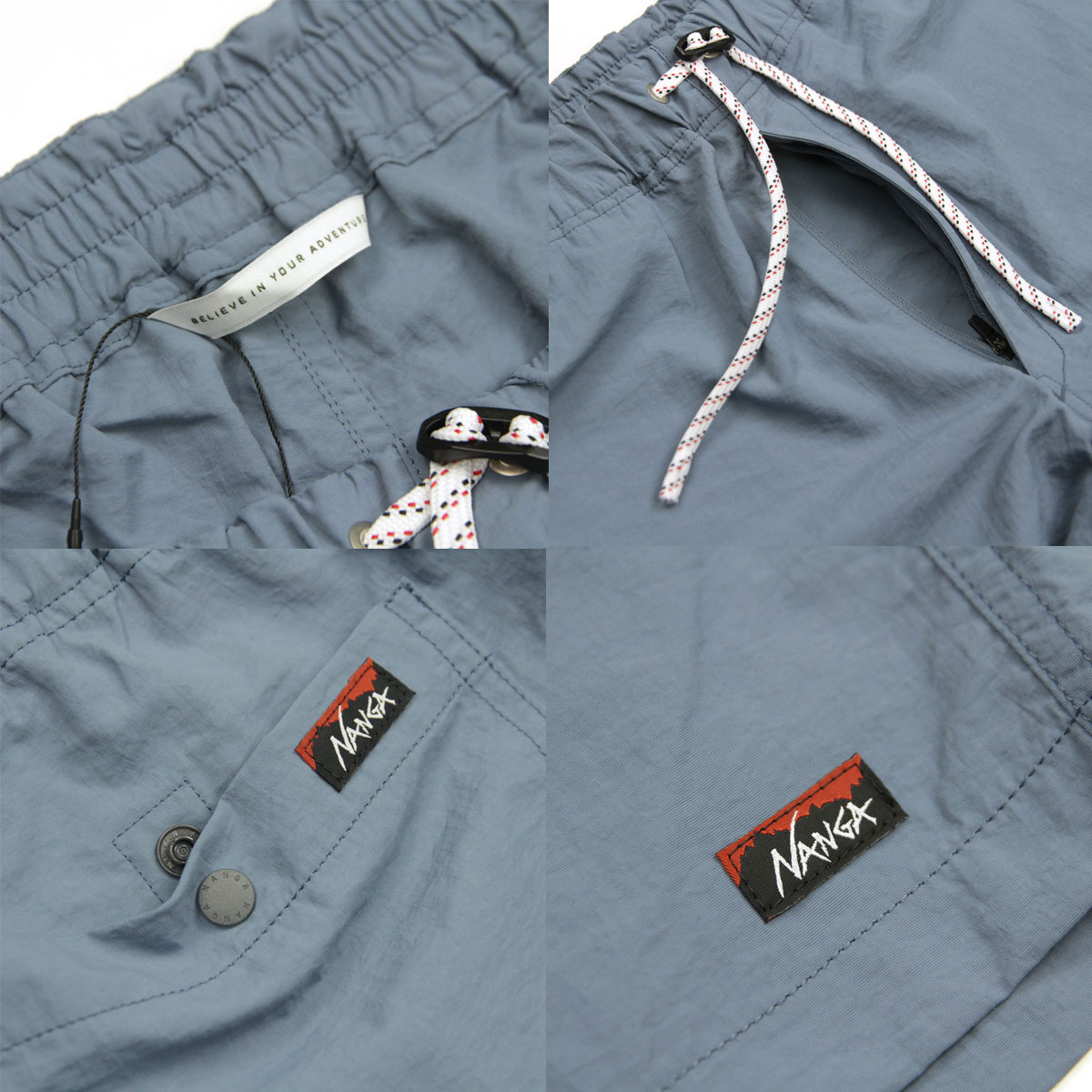 �ʥ� ��� ���硼�ȥѥ�� ��������Ź NANGA �ʥ����� �ϡ��եѥ�� NYLON TUSSER EASY SHORTS NW2321-1I512 L.BLU LIGHT BLUE