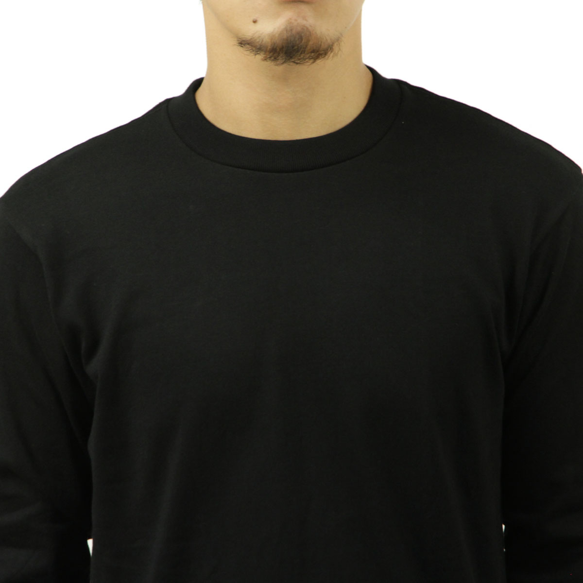 �إ��� ��� ĹµT����� ��������Ź Hanes ���롼�ͥå� ���� ̵�� HANES KURO LONG SLEEVE THE BEST OF BLACK T-SHIRTS 1P HM4-C201 090 BLACK