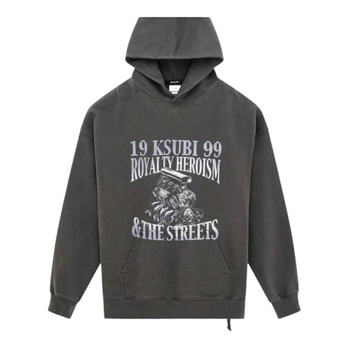 ���� ��� �ѡ����� ��������Ź KSUBI �ץ륪���С� �ա��ǥ��� KSUBI ENGINE EKCESS HOODIE MPF25FL004 FADED BLACK