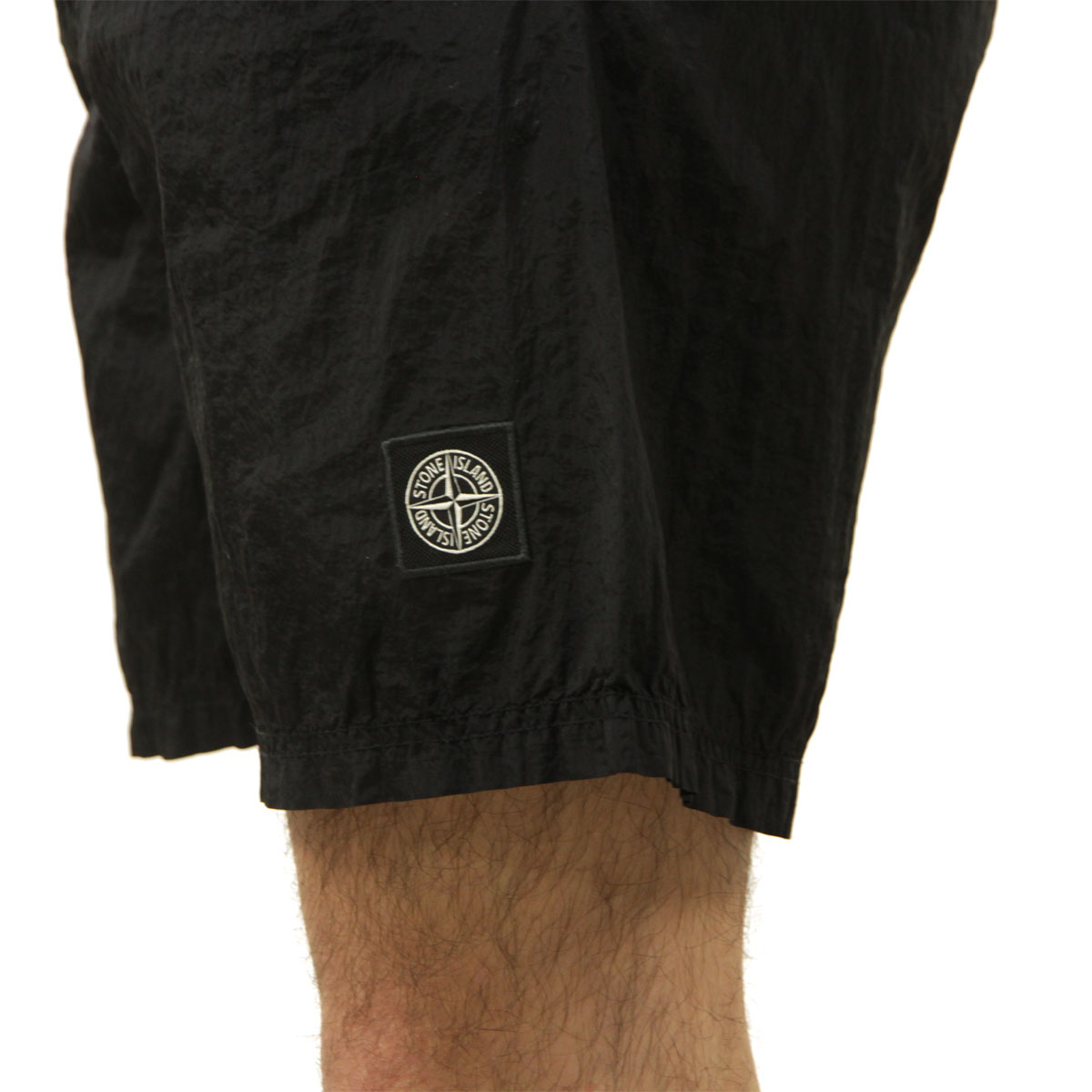 ���ȡ��󥢥����� ��� ������ѥ�� ������ STONE ISLAND �ʥ����� ���� ���� ���硼�ȥѥ�� NYLON METAL IN ECONYL REGENERATED NYLON GARMENT DYED SWIM SHORT PANTS BLACK B100004 S0043 V0029 AB4B B1C C2D D4E E13F