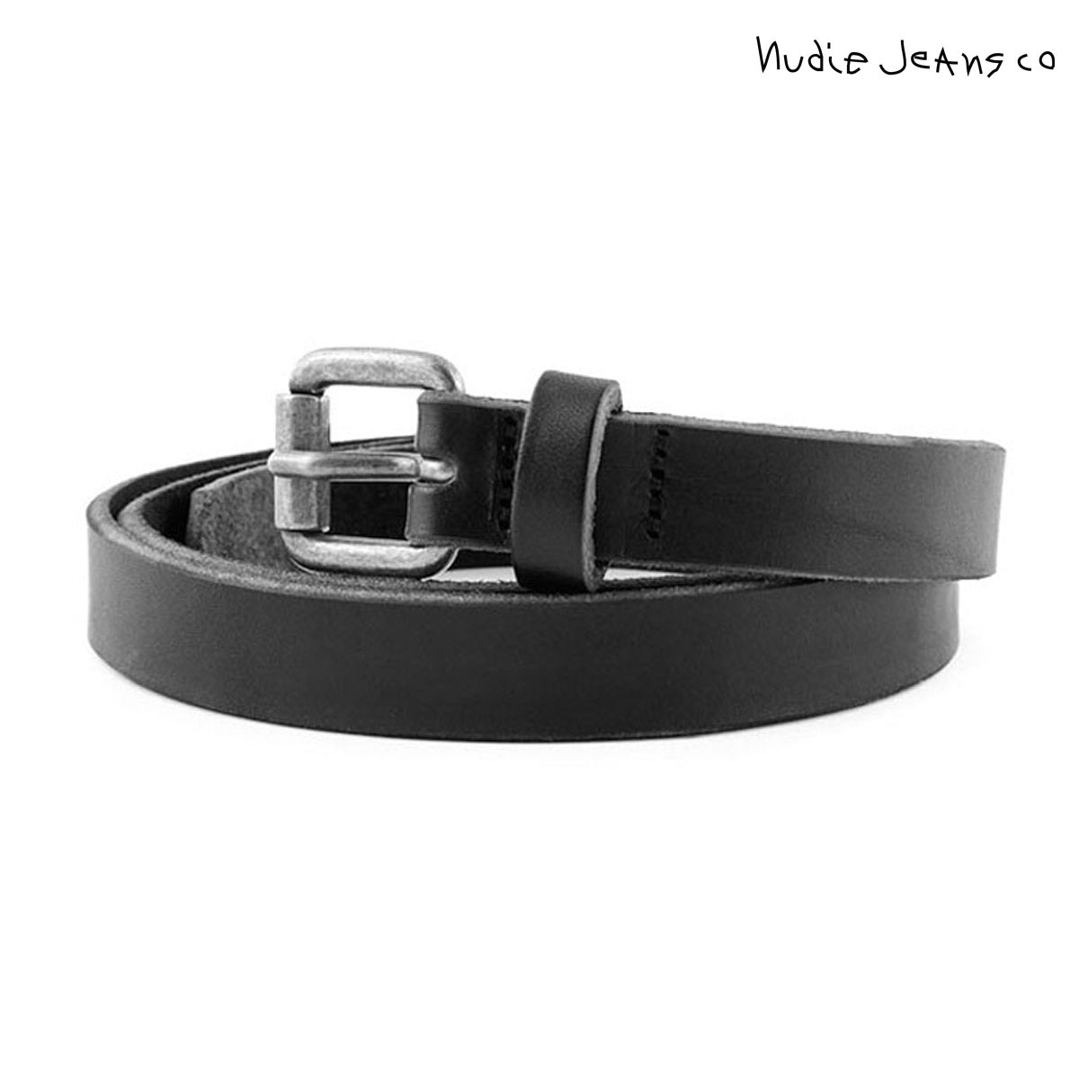 ヌーディージーンズ Nudie Jeans 正規販売店 メンズ ベルト DANSSON SLIM LEATHER BELT BLACK B01 180562 クリスマス プレゼント ラッピング 1_000000023556.jpg?1766176764