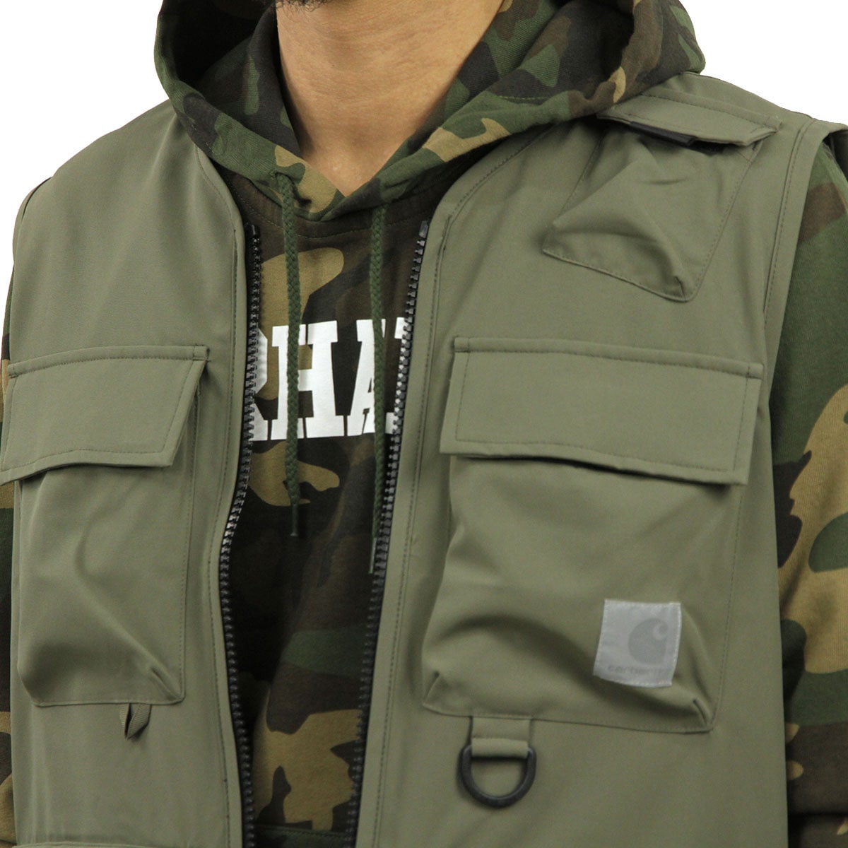 �����ϡ��� �٥��� ��� ��������Ź CARHARTT WIP ELMWOOD VEST BOOR OLIVE I026023 966XX AB0B B1C C1D D4E E08F
