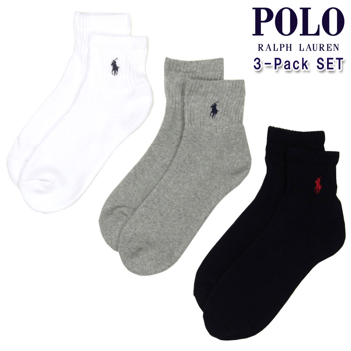 ポロ ラルフローレン Polo Ralph Lauren 正規品 靴下 ソックス Classic Ankle Sock 3 Pack Assort A05b B1c C7d D1e E00f Recollection レコレクション Online Shop ポロ ラルフローレン Polo Ralph Lauren 正規品 靴下 ソックス Classic Ankle Sock 3 Pack Assort A05b B1c C7d D1e E00f Recollection レコレクション Online Shop