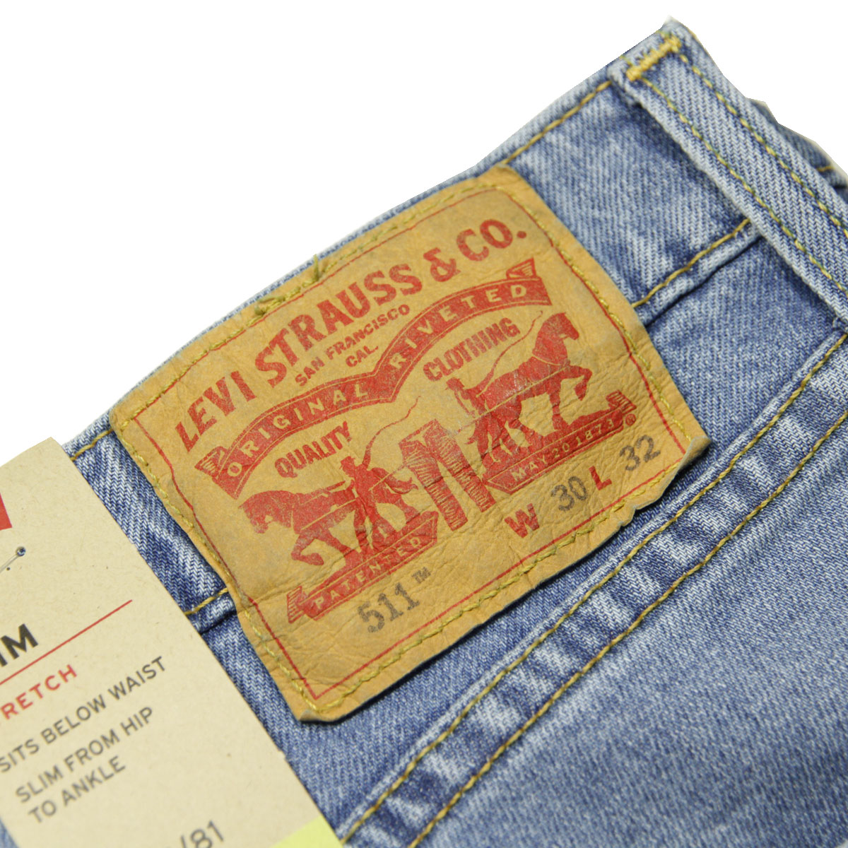 �꡼�Х��� 511 ��� ������ LEVI'S ������ �����ե��å� ���ȥ�å� �ǥ˥� ������ �饤�� ���顼 LEVIS 511 SLIM FIT STRETCH DENIM JEANS LIGHT COLOR 04511-4906 A30B B1C C2D D1E E07F