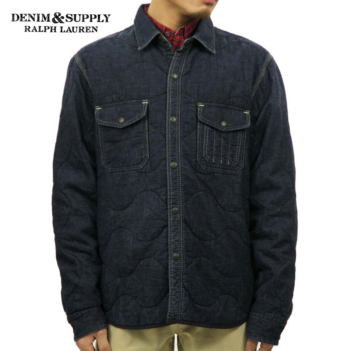 ǥ˥ॢɥץ饤 ݥ ե DENIMSUPPLY RALPH LAUREN   ǥ˥ॸ㥱å CROSLIN QUILTED DENIM JACKET A44B B1C C1D D4E E06F