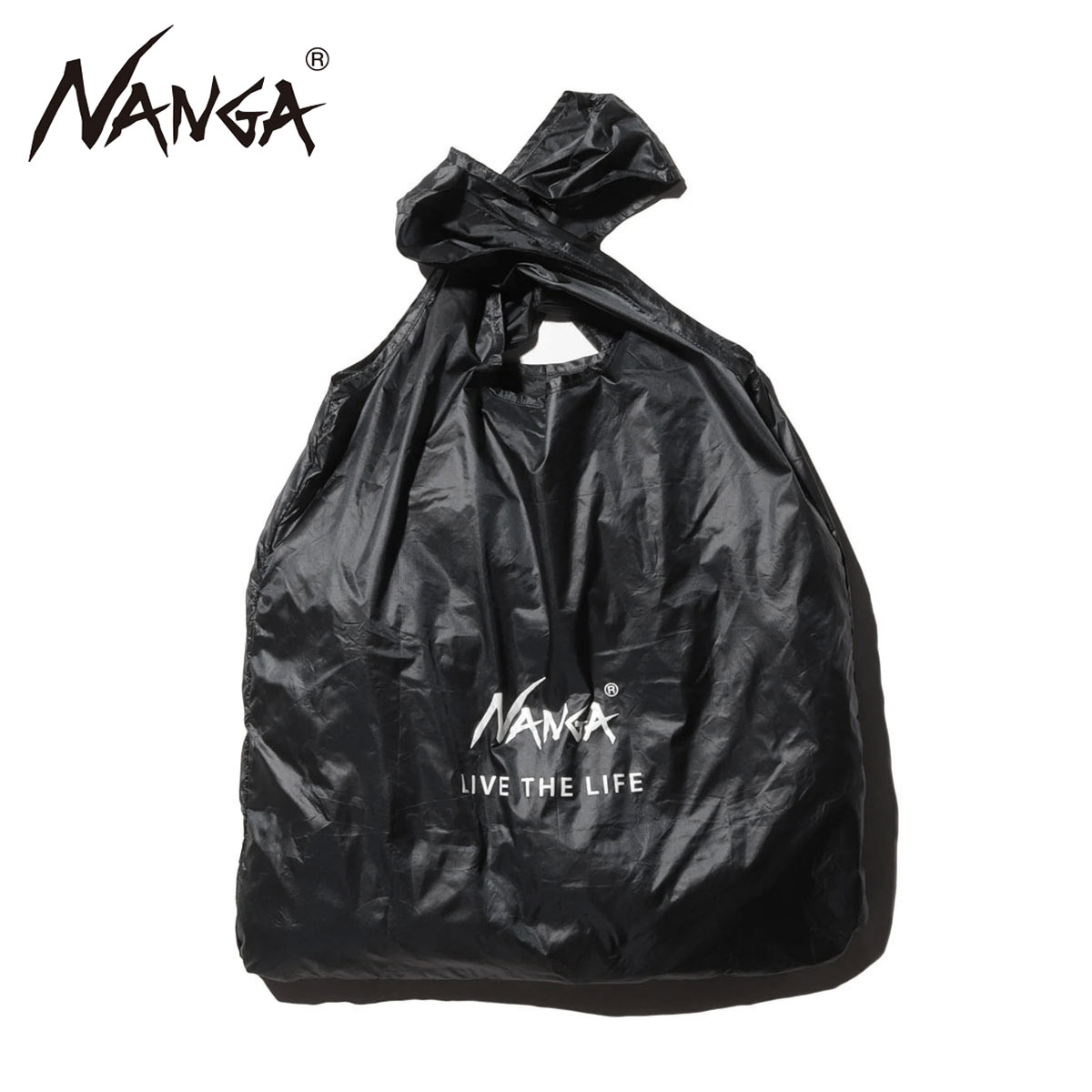 �ʥ� �Хå� ��������Ź NANGA �����Хå� ����ѥ��� NANGA POCKETABLE ECO BAG (LIVE THE LIFE) BLK NA2441-3A102 / NA2253-3A205 BLACK A16B B3C C8D D4E E13F