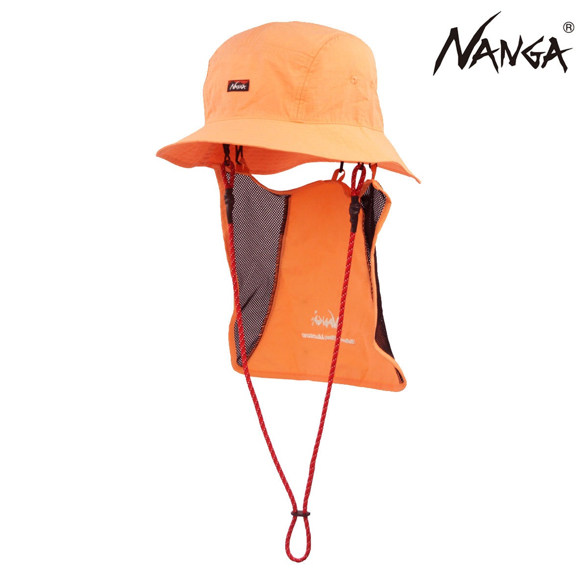 �ʥ� ��� ��ǥ����� �ϥå� ��������Ź NANGA �ʥ����� ���󥷥����ɥϥå� ˹�� NYLON TUSSER SUNSHADE HAT NA2221-3B501 S.ORANGE