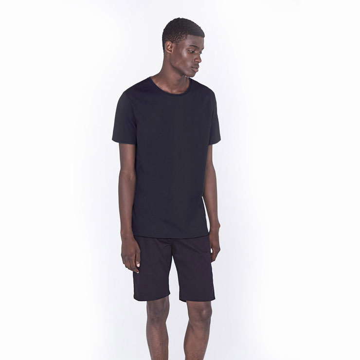 Х elvine Ź  ȾµT BASIC REGULAR FIT CREW NECK TEE DARK NAVY 1100 240 A91B B1C C1D D1E E06F