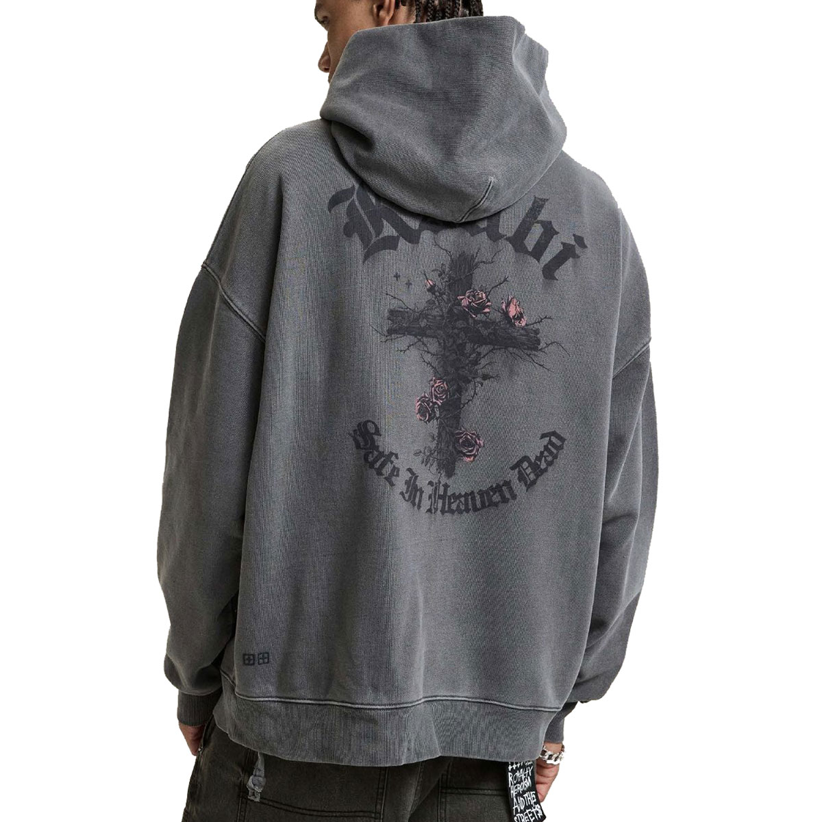 ���� ��� �ѡ����� ��������Ź KSUBI �Хå��ץ��� �ץ륪���С� �ա��ǥ��� THORNED EKCESS HOODIE 51592797 CHARCOAL
