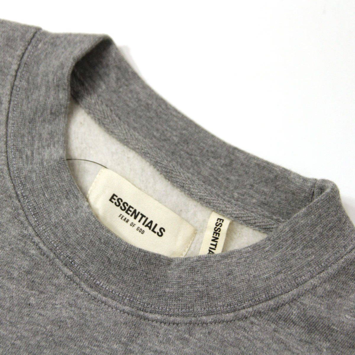 �ե������֥��å� fog essentials �������å� ��� ������ FEAR OF GOD ���å��󥷥�륺 ���롼�ͥå� ���� �������å� FOG - FEAR OF GOD ESSENTIALS LOGO CREW NECK SWEATSHIRT GREY AA5B B1C C1D D5E E02