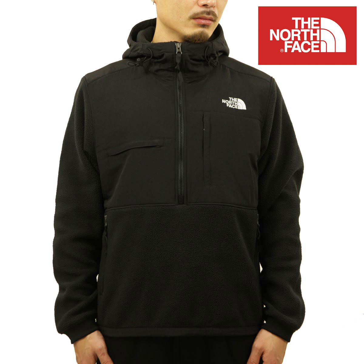 Ρե ǥʥ   THE NORTH FACE Υå㥱å ե꡼㥱å DENALI 2 ANORAK FLEECE JACKET - EU NF0A4QYN 4QYN TNF BLACK A14B B1C C1D D4E E13F