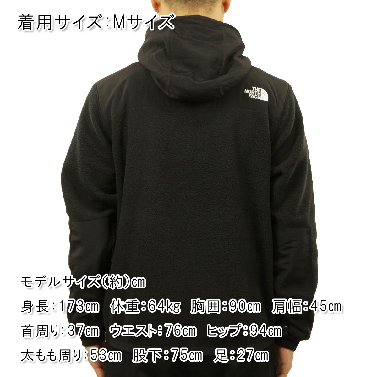 Ρե ǥʥ   THE NORTH FACE Υå㥱å ե꡼㥱å DENALI 2 ANORAK FLEECE JACKET - EU NF0A4QYN 4QYN TNF BLACK A14B B1C C1D D4E E13F