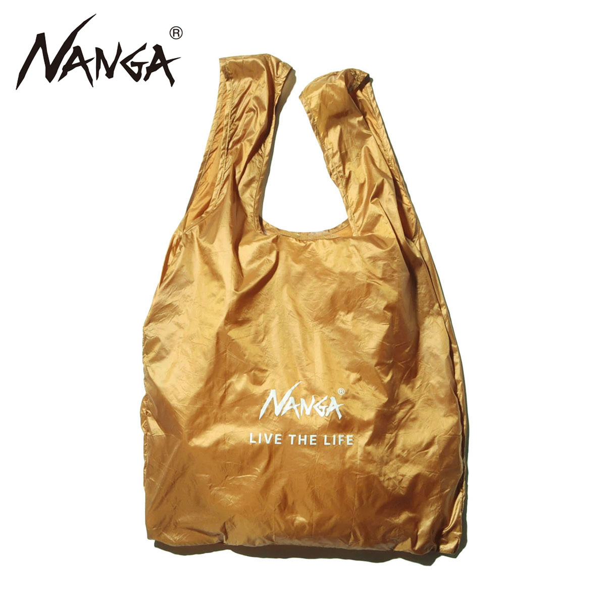�ʥ� �Хå� ��������Ź NANGA �����Хå� ����ѥ��� NANGA POCKETABLE ECO BAG (LIVE THE LIFE) GLD NA2441-3A102 / NA2253-3A205 GOLD A16B B3C C8D D4E E33F