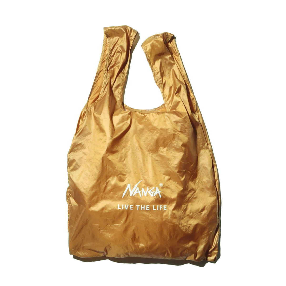 �ʥ� �Хå� ��������Ź NANGA �����Хå� ����ѥ��� NANGA POCKETABLE ECO BAG (LIVE THE LIFE) GLD NA2441-3A102 / NA2253-3A205 GOLD A16B B3C C8D D4E E33F