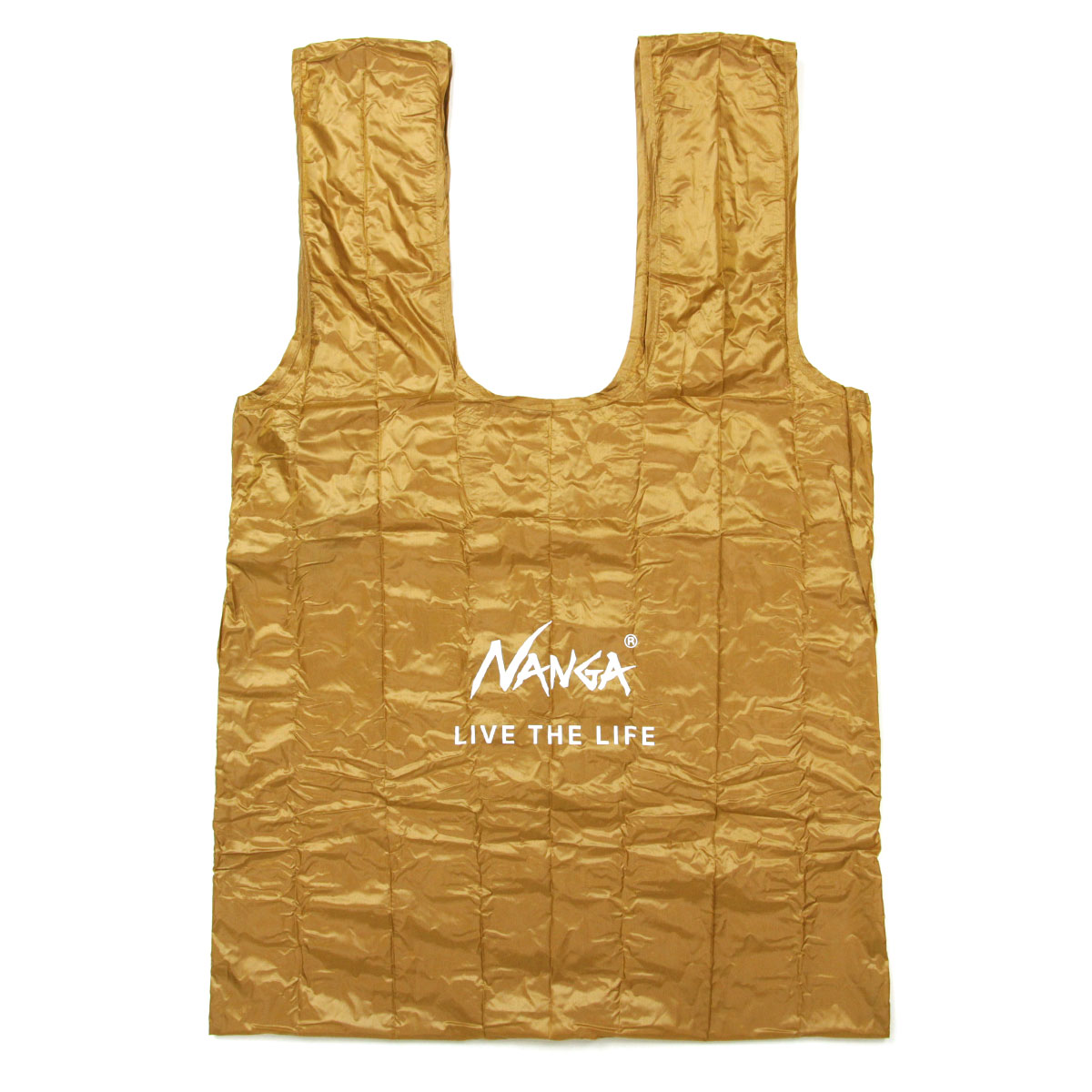 �ʥ� �Хå� ��������Ź NANGA �����Хå� ����ѥ��� NANGA POCKETABLE ECO BAG (LIVE THE LIFE) GLD NA2441-3A102 / NA2253-3A205 GOLD A16B B3C C8D D4E E33F