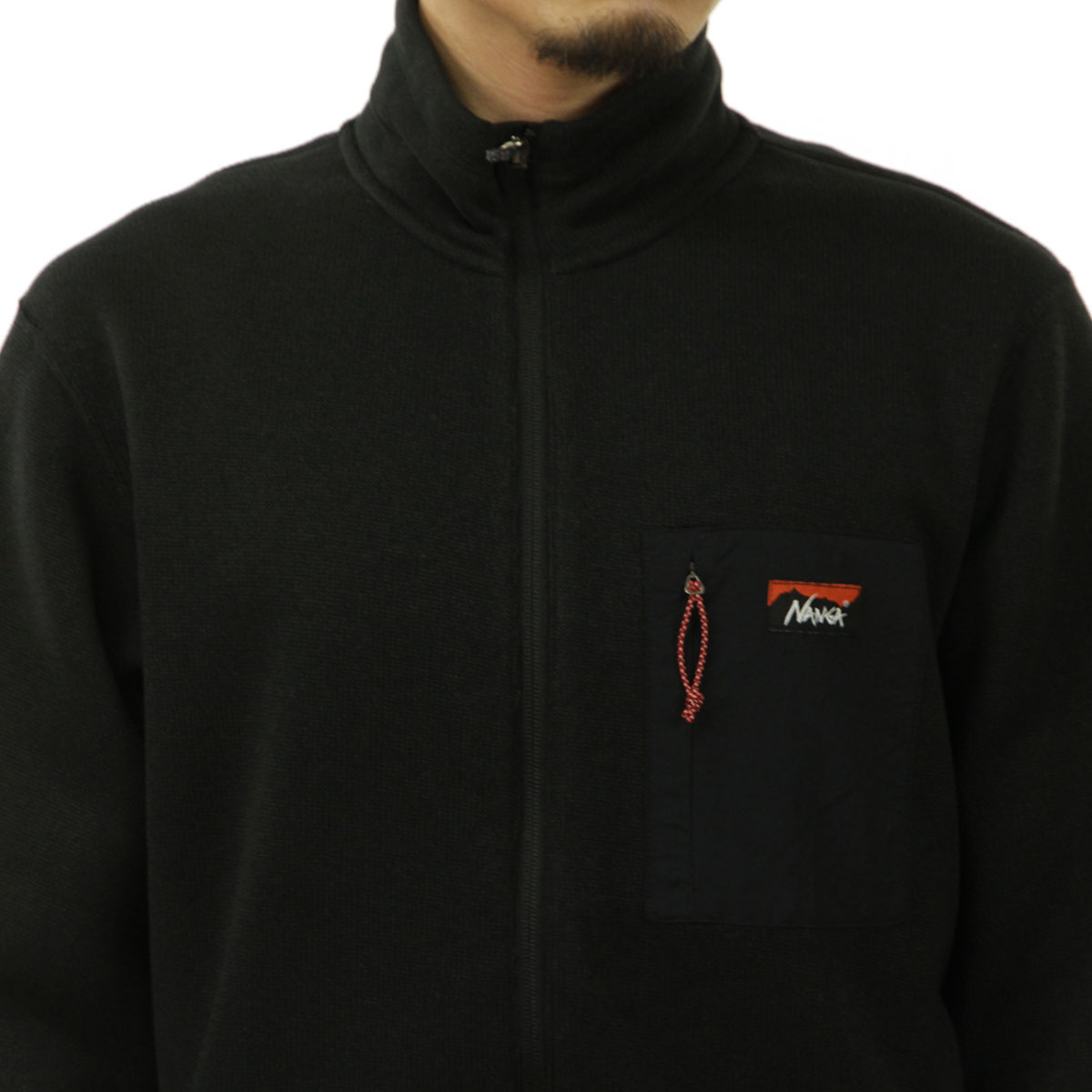 ʥ  ե꡼㥱å Ź NANGA ݡ顼ƥå ֥륾  POLARTEC FLEECE ZIP BLOUSON JACKET NW2241-1D509 BLACK