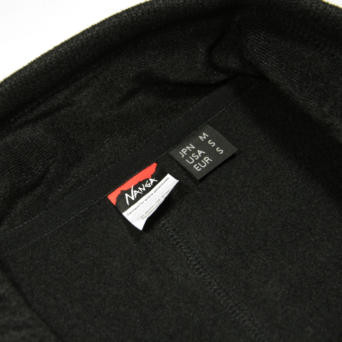 ʥ  ե꡼㥱å Ź NANGA ݡ顼ƥå ֥륾  POLARTEC FLEECE ZIP BLOUSON JACKET NW2241-1D509 BLACK