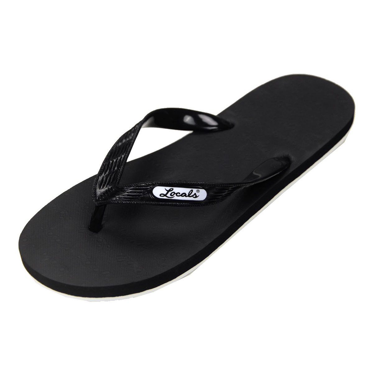 �������륺 ��� ��ǥ����� ������� ��������Ź LOCALS �ӡ���������� �ȥ󥰥������ LOCALS COMBINATION SLIPPA SANDAL JP-SN001 BLACK/WHT