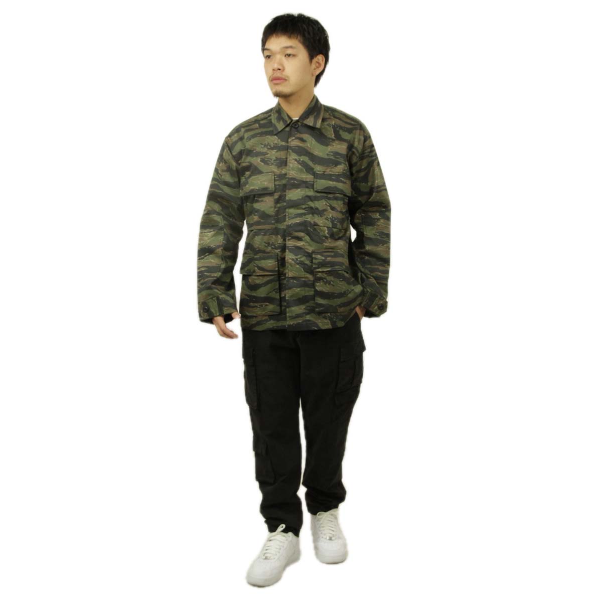 ������ ��� �������� ������ ROTHCO Ĺµ����� BDU����� ROTHCO TWILL BDU SHIRT 7990 TIGER STRIPE CAMO