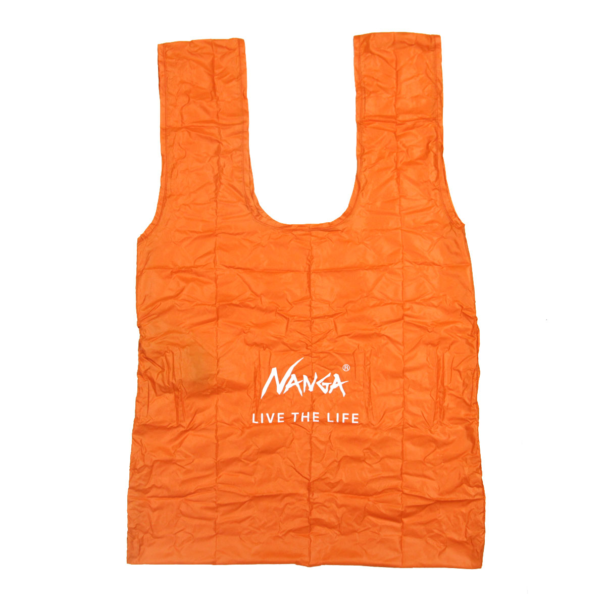 �ʥ� ��� ��ǥ����� �����Хå� ��������Ź NANGA ����ѥ��� NANGA POCKETABLE ECO BAG (LIVE THE LIFE) NA2441-3A102 ORG ORANGE