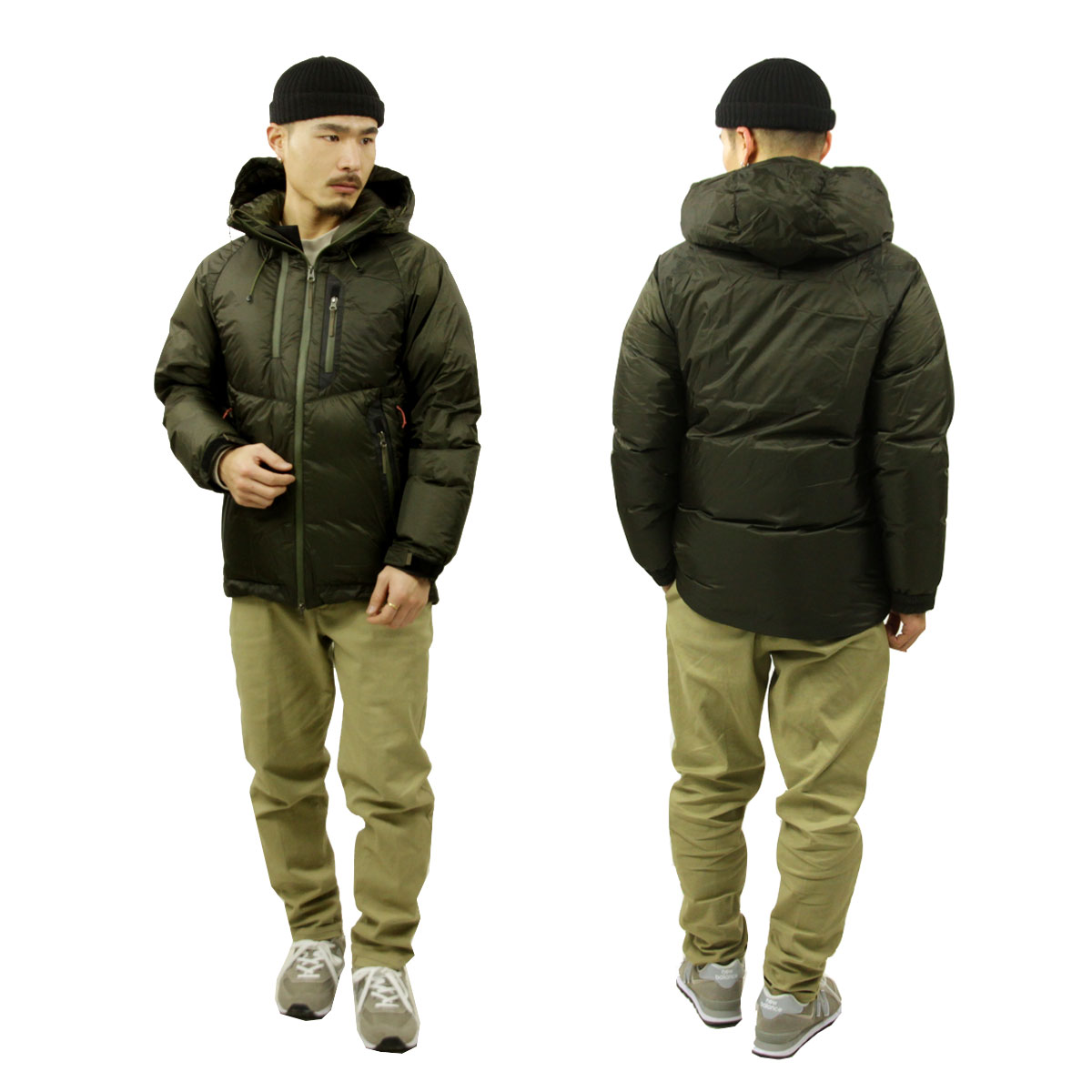 ʥ   Ź NANGA 󥸥㥱å 饤ȥ󥸥㥱å  AURORA LIGHT DOWN JACKET KHAKI A16B B1C C1D D4E E05F