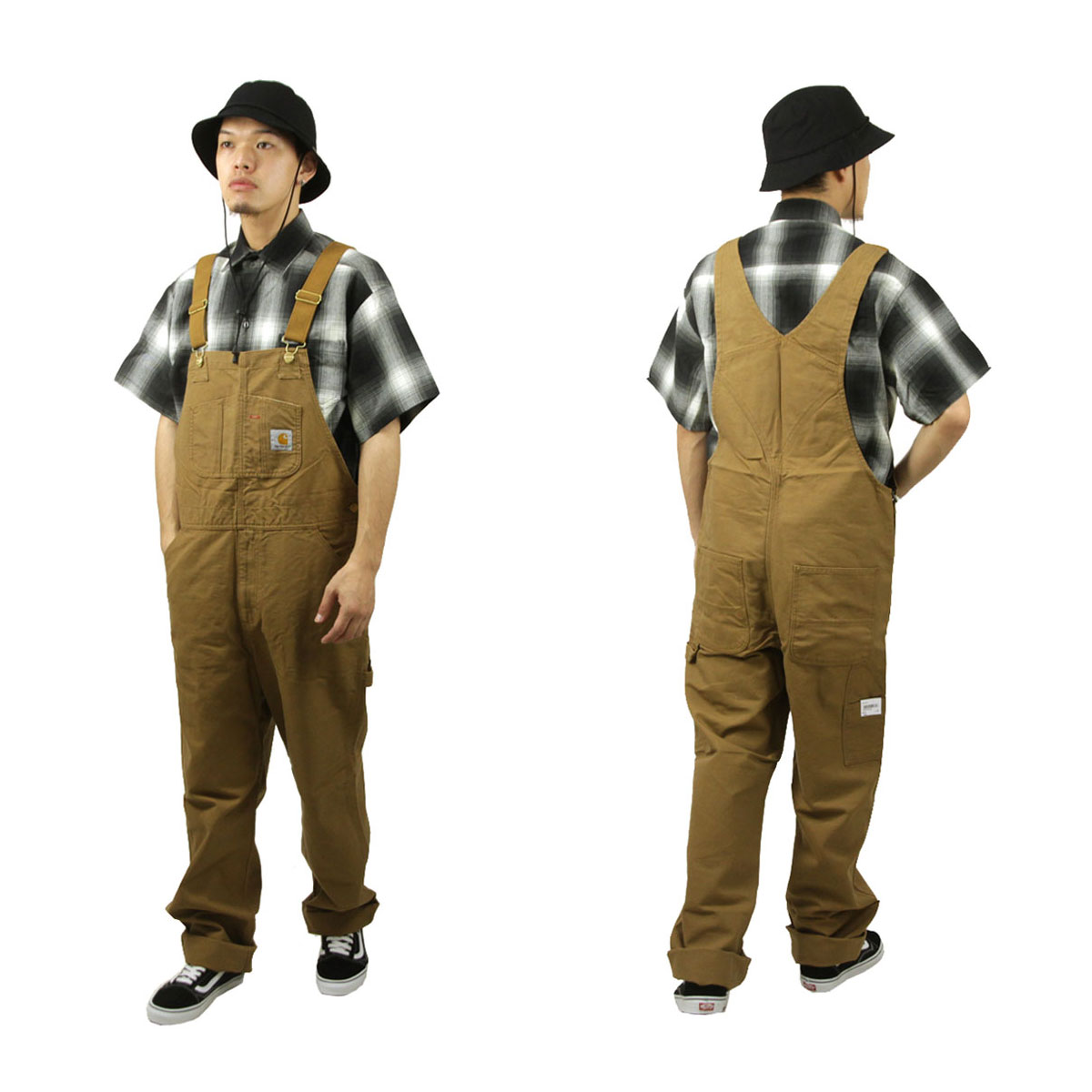 �����ϡ��� �����С������� ��� ������ CARHARTT WIP �ܥȥॹ BIB OVERALL RINSED HAMILTON BROWN I026462 HZ02 AB0B B1C C2D D1E E04F