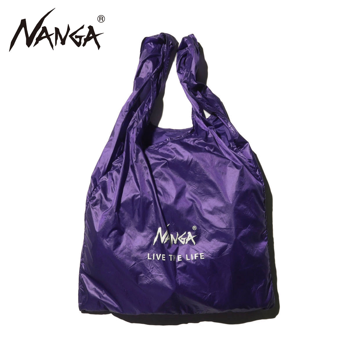 �ʥ� �Хå� ��������Ź NANGA �����Хå� ����ѥ��� NANGA POCKETABLE ECO BAG (LIVE THE LIFE) PUR NA2253-3A205 PURPLE A16B B3C C8D D4E E24F
