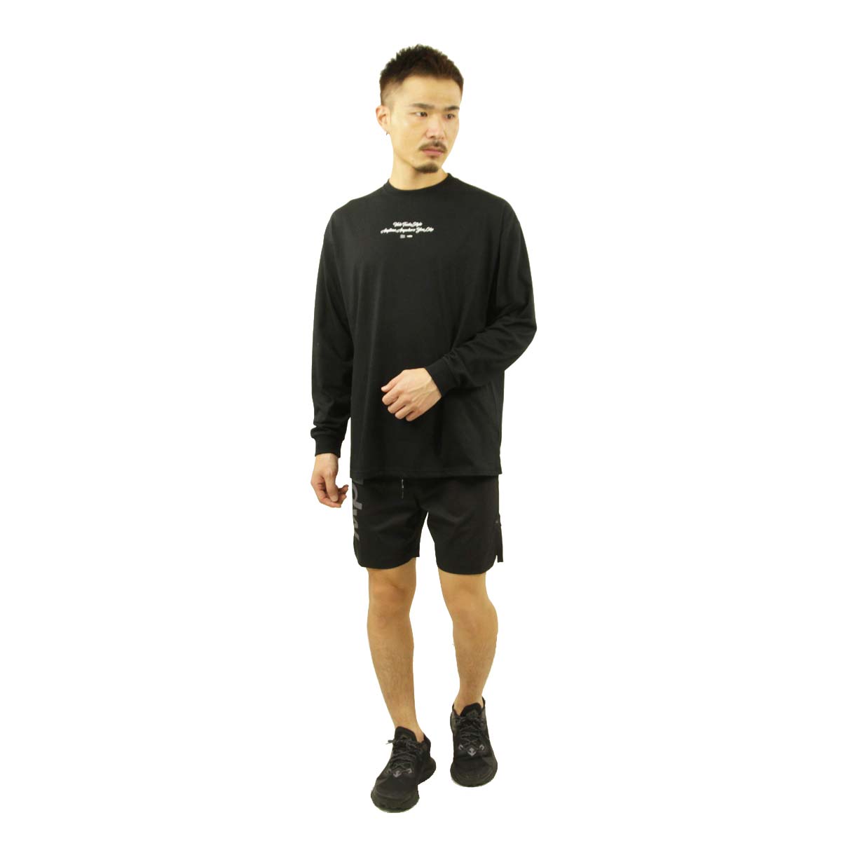 ��С����� ����T ��� ��������Ź REVERSAL rvddw ĹµT����� ��å���T����� �ɥ饤T����� �ӥå����륨�å� PLEASURE RAIN DRY DEO BIG SILHOUETTE LONG T-SHIRTS RVKIU101 BLACK A06B B1C C1D D2E E13F