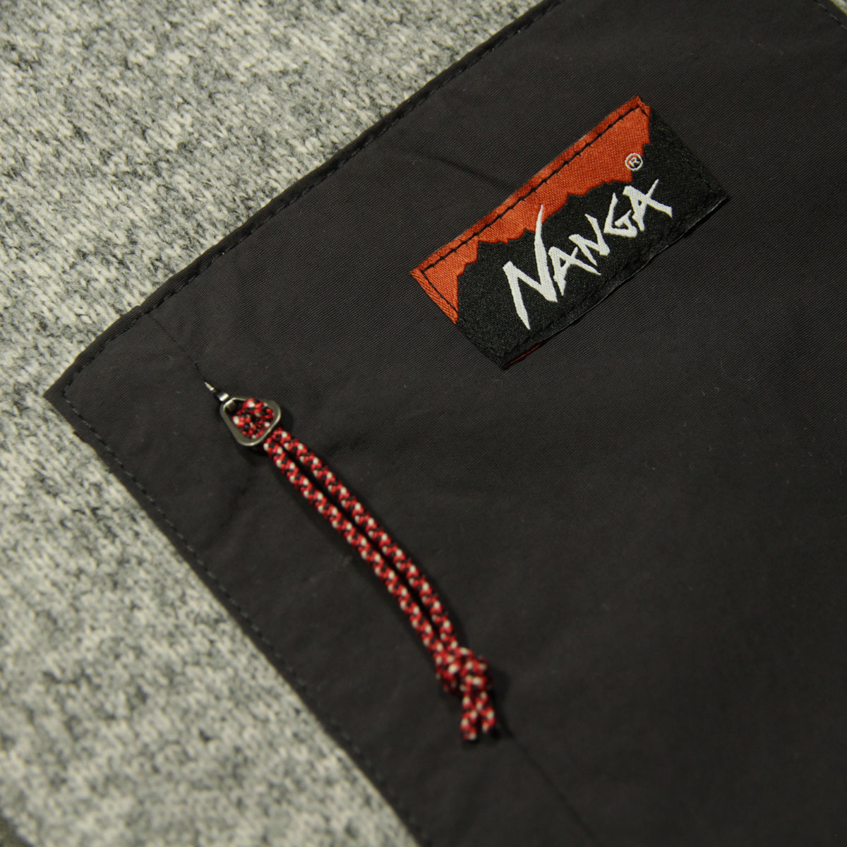 ʥ  ե꡼㥱å Ź NANGA ݡ顼ƥå ֥륾  POLARTEC FLEECE ZIP BLOUSON JACKET NW2241-1D509 GREY