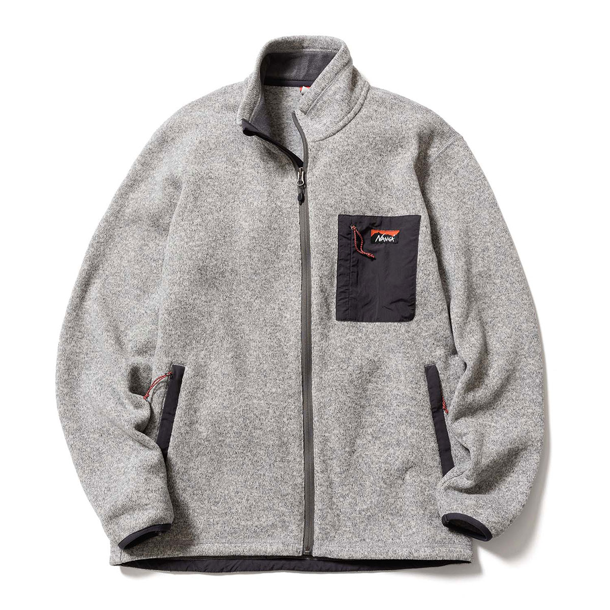 ʥ  ե꡼㥱å Ź NANGA ݡ顼ƥå ֥륾  POLARTEC FLEECE ZIP BLOUSON JACKET NW2241-1D509 GREY