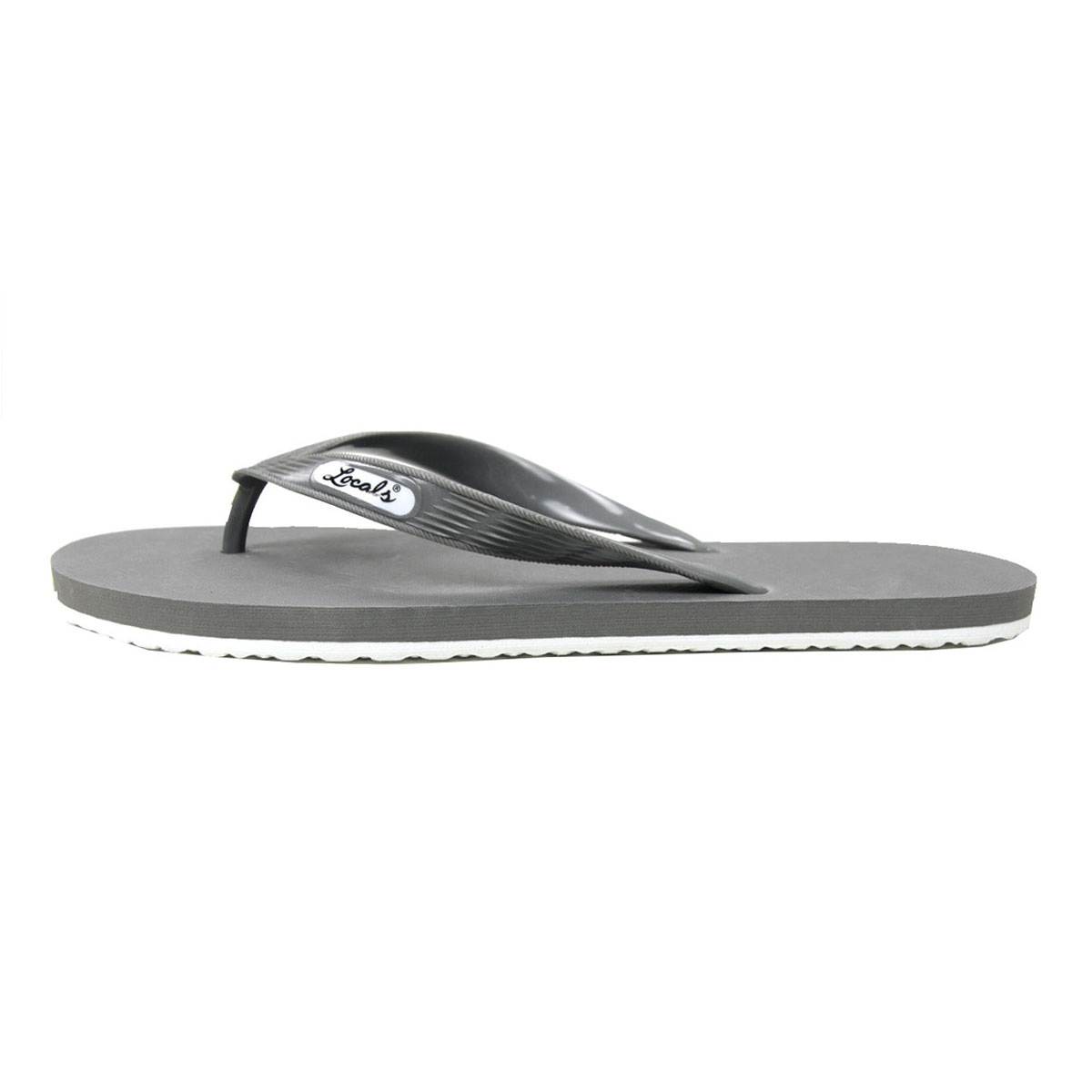 �������륺 ��� ��ǥ����� ������� ��������Ź LOCALS �ӡ���������� �ȥ󥰥������ LOCALS COMBINATION SLIPPA SANDAL JP-SN001 CHARCOAL/WHT
