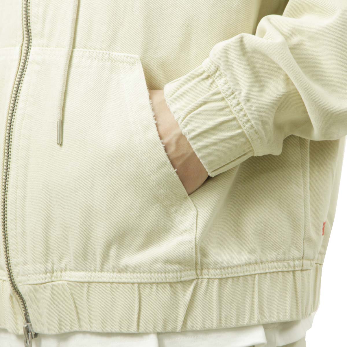���� ��� �ѡ����� ��������Ź Ksubi ���åץ��å� �������� ���㥱�å� ZIPPED DENIM HOODIE JACKET SAND MSP25JK006 SAND