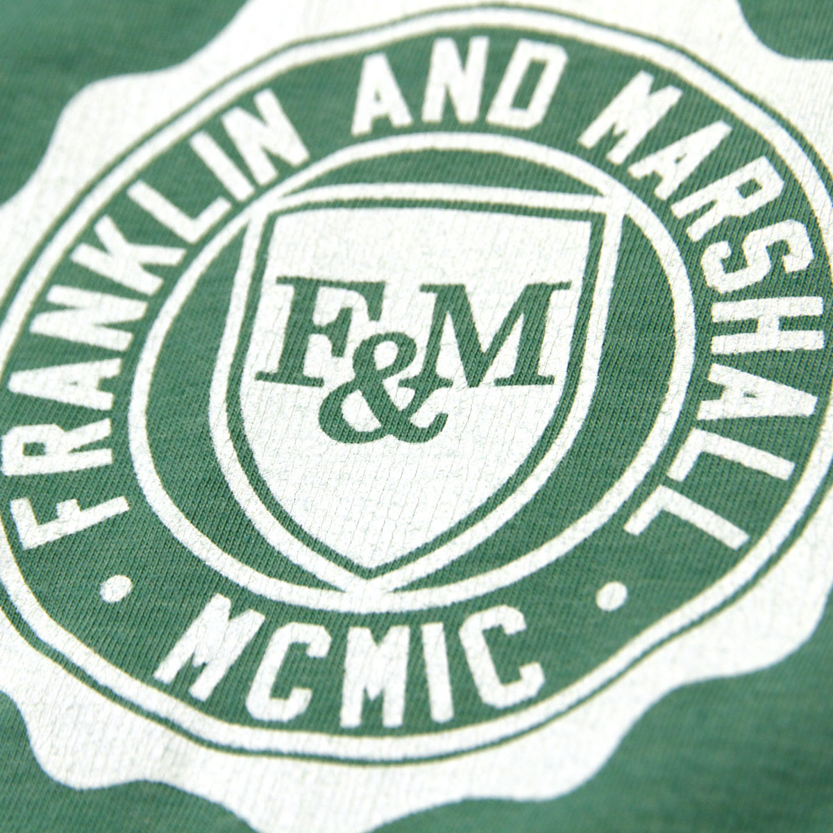 ե󥯥 ޡ T Ź FRANKLINMARSHALL ȾµT 롼ͥå  LOGO TEE BRIGHT GREEN TSMF182AN 45181 4010 A61B B1C C1D D1E E08F