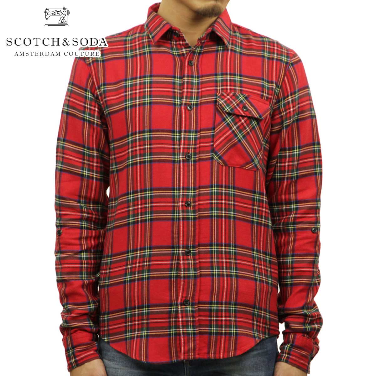 �����å�����ɥ����� ����� ��� ��������Ź SCOTCH��SODA Ĺµ����� �ͥ륷���  BRUSHED CHECK SHIRT 145422 0217 61456 COMBO A A39B B1C C1D D6E E11F