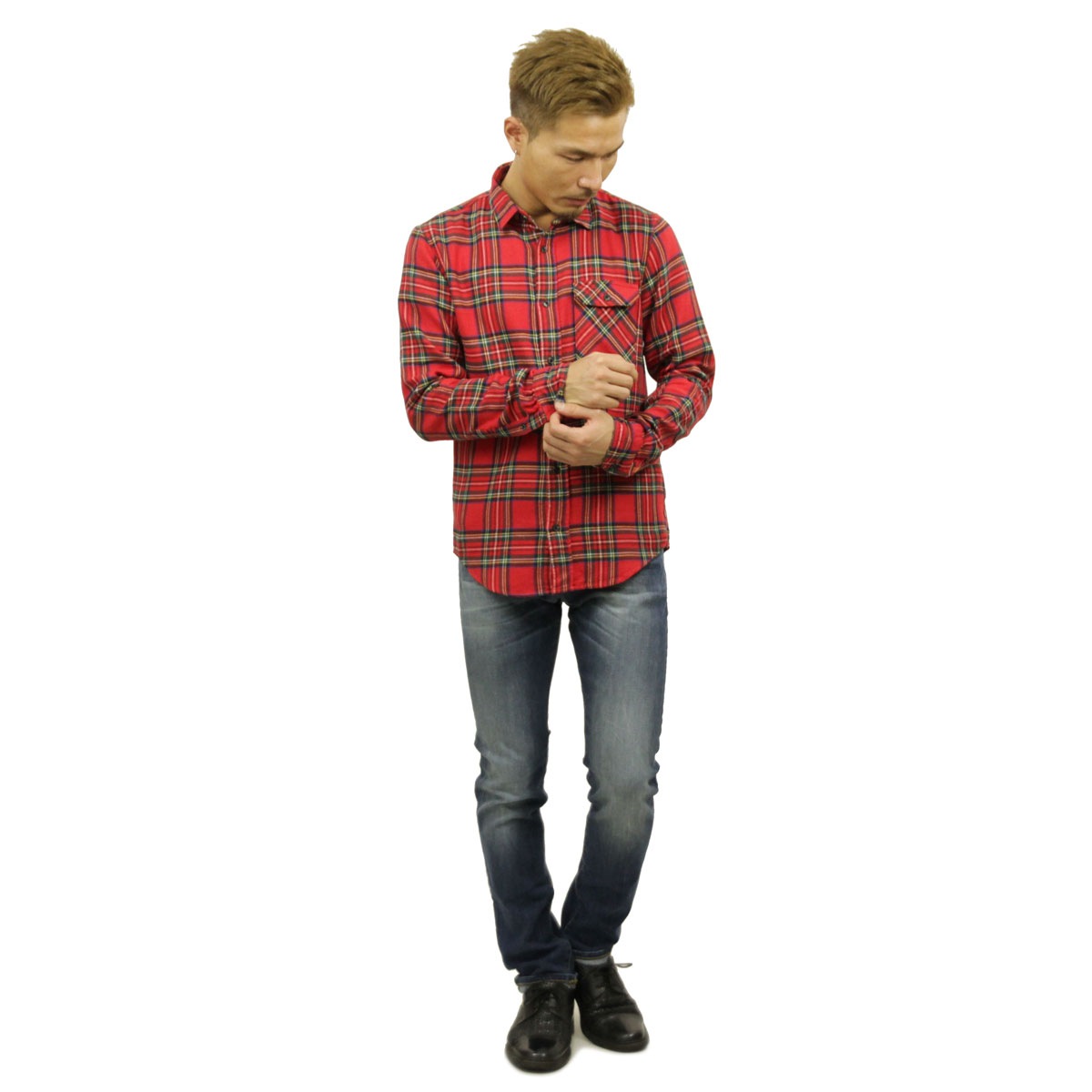 �����å�����ɥ����� ����� ��� ��������Ź SCOTCH��SODA Ĺµ����� �ͥ륷���  BRUSHED CHECK SHIRT 145422 0217 61456 COMBO A A39B B1C C1D D6E E11F