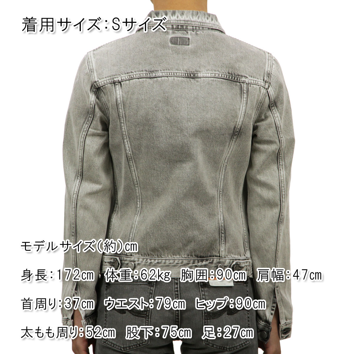 �̡��ǥ��������� �������� ��� ��������Ź Nudie Jeans ���㥱�å�  �ǥ˥ॸ�㥱�å� BILLY LIGHT GREY TRASHED DENIM JACKET DENIM B26 160617 5012 A62B B1C C1D D4E E02F