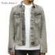 �̡��ǥ��������� �������� ��� ��������Ź Nudie Jeans ���㥱�å�  �ǥ˥ॸ�㥱�å� BILLY LIGHT GREY TRASHED DENIM JACKET DENIM B26 160617 5012 A62B B1C C1D D4E E02F