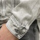 �̡��ǥ��������� �������� ��� ��������Ź Nudie Jeans ���㥱�å�  �ǥ˥ॸ�㥱�å� BILLY LIGHT GREY TRASHED DENIM JACKET DENIM B26 160617 5012 A62B B1C C1D D4E E02F