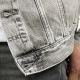 �̡��ǥ��������� �������� ��� ��������Ź Nudie Jeans ���㥱�å�  �ǥ˥ॸ�㥱�å� BILLY LIGHT GREY TRASHED DENIM JACKET DENIM B26 160617 5012 A62B B1C C1D D4E E02F