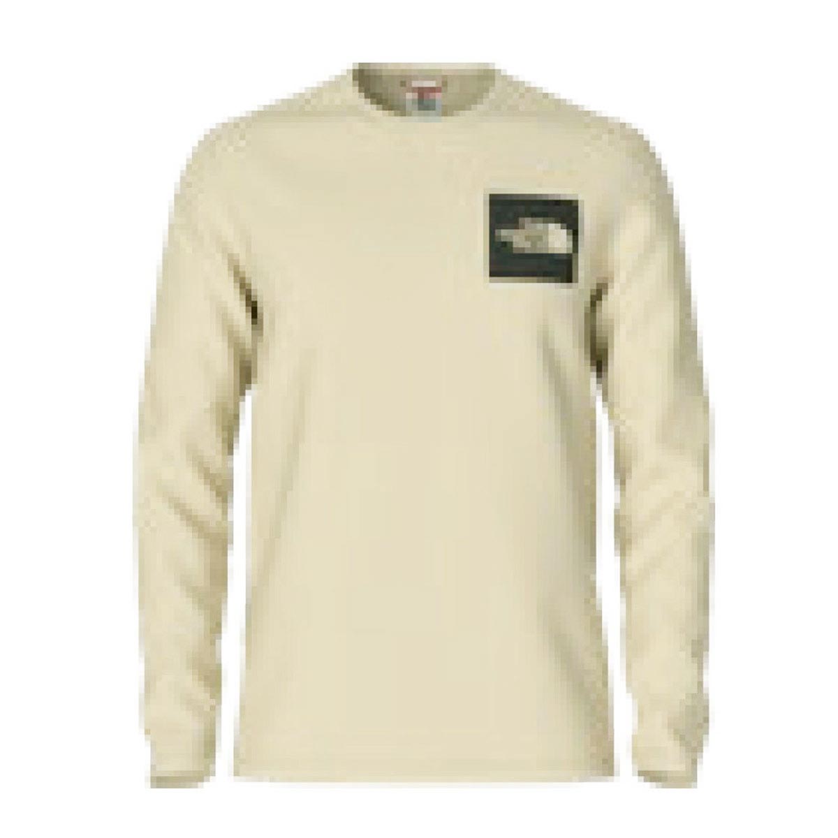 �Ρ����ե����� ��� ĹµT����� ������ THE NORTH FACE ���롼�ͥå� ���� LONG SLEEVE FINE TEE - EU NF0A37FT 3X4 GRAVEL