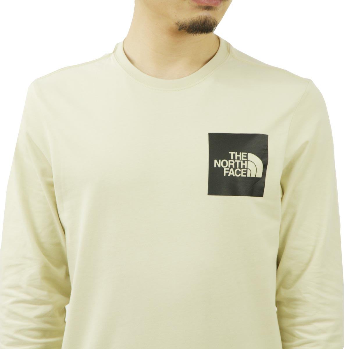 �Ρ����ե����� ��� ĹµT����� ������ THE NORTH FACE ���롼�ͥå� ���� LONG SLEEVE FINE TEE - EU NF0A37FT 3X4 GRAVEL