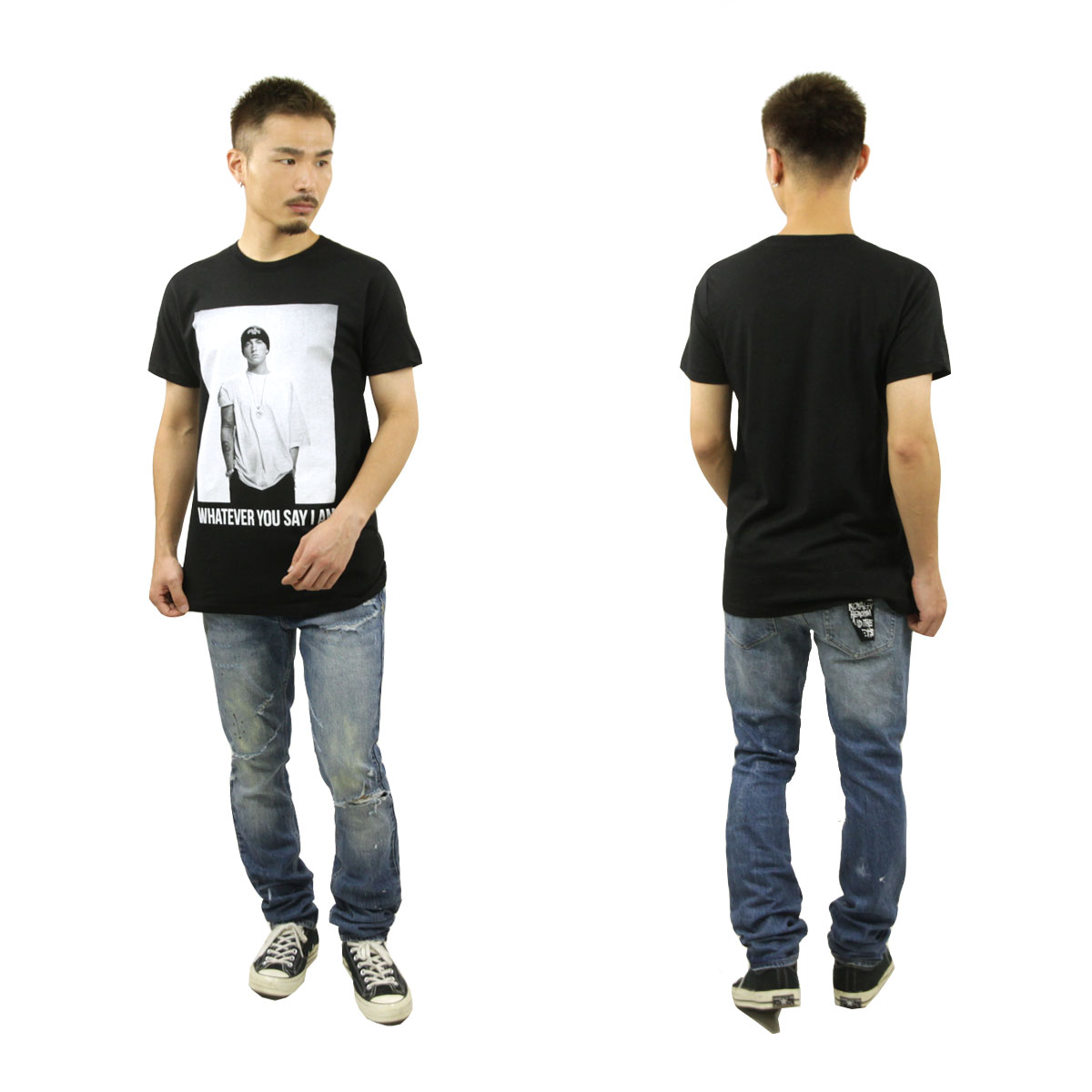 �ߥ塼���å��ƥ� ��� �Х��T����� ������ MUSIC TEE ���å�T����� WHATEVER YOU SAY I AM ���ߥͥ� EMINEM WHATEVER MUSIC TEE